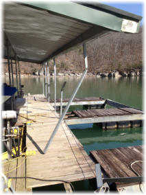 Boat Dock Damaged From Being Allowed On Dry Ground