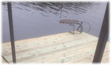 Swim Ladder Installation On Boat Dock